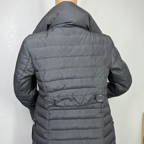 Betsey Johnson Down Jacket, Knee length double breasted button detailing XS Grey - Picture 12 of 16